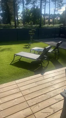 Jardin de l'établissement La pomme de pin