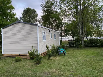 Jardin de l'établissement Mobil-home