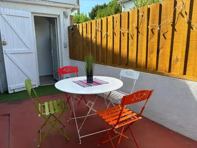 Terrasse ou espace extérieur de l'établissement Welcome sur le Bassin
