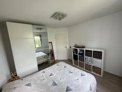 Un ou plusieurs lits dans un hébergement de l'établissement Appartement au calme à 10min des plages - avec Rez de Jardin et Terrasse