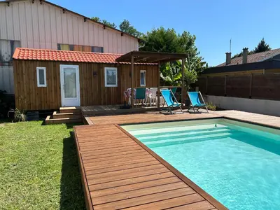 Piscine de l'établissement Chalet de jardin, piscine ou située à proximité