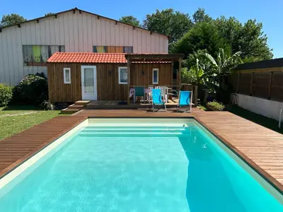 Piscine de l'établissement Chalet de jardin, piscine ou située à proximité