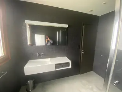 Salle de bains dans l'établissement VILLA DOMAINE du DOUC