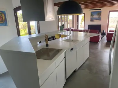 Cuisine ou kitchenette dans l'établissement VILLA DOMAINE du DOUC