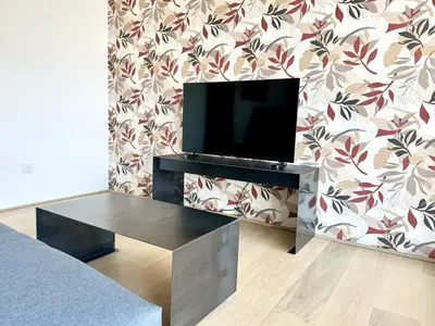 Télévision ou salle de divertissement dans l'établissement L'Île Mystique - Central - Parking Privé - Neuf - Clim
