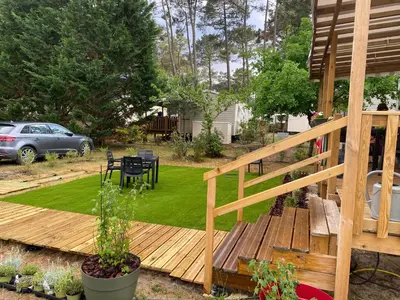 Jardin de l'établissement Chez Isa