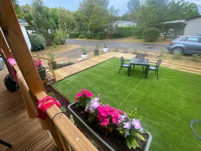 Jardin de l'établissement Chez Isa