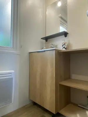 Cuisine ou kitchenette dans l'établissement Chez Isa