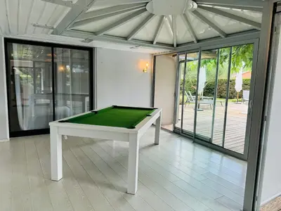 Tennis de table au sein de l'établissement Villa piscine à 5 min de l'océan ou à proximité