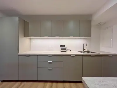 Cuisine ou kitchenette dans l'établissement Premium surf lodge