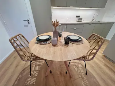 Cuisine ou kitchenette dans l'établissement Premium surf lodge