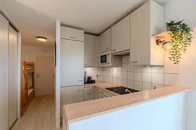 Cuisine ou kitchenette dans l'établissement Atlantic Selection - Vue Océan - La Sud Hossegor