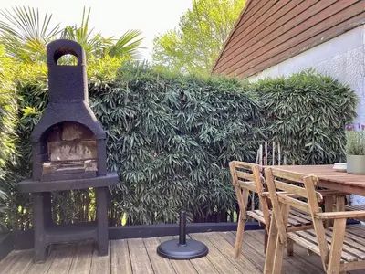 Jardin de l'établissement La cabane du littoral