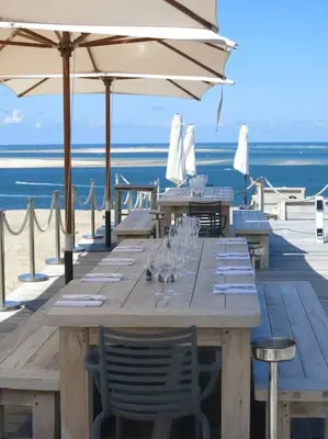Vue générale sur la mer ou vue sur la mer prise depuis la maison de vacances