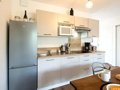 Cuisine ou kitchenette dans l'établissement Apartment Jade et Elena-3 by Interhome