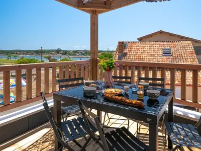 Balcon ou terrasse dans l'établissement Apartment La Pergola by Interhome