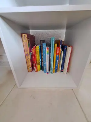 Bibliothèque dans la maison de vacances