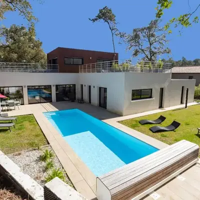Villa avec Piscine Chauffée à 200m du Lac d'Hossegor - FR-1-791-6