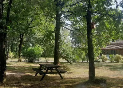 Jardin de l'établissement Les chambres du trouilh