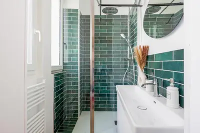 Salle de bains dans l'établissement Sérénité Dacquoise