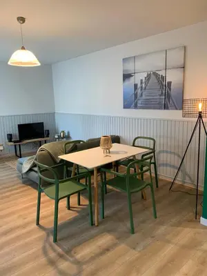 Télévision ou salle de divertissement dans l'établissement Rue de la paix