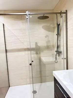 Salle de bains dans l'établissement Appartement au centre ville