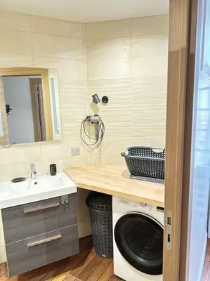 Salle de bains dans l'établissement Appartement au centre ville