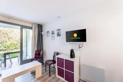 Télévision ou salle de divertissement dans l'établissement Village Moliets - maeva Home - Studio 4 Personnes - Confort MAE-5134