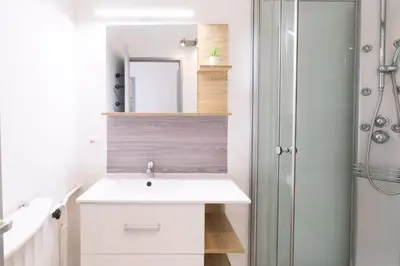 Salle de bains dans l'établissement Appartement charmant et cosy