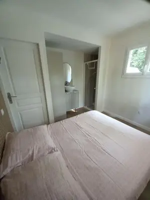 Un ou plusieurs lits dans un hébergement de l'établissement Maison Alisan - Dune du Pilat