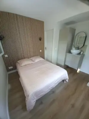 Un ou plusieurs lits dans un hébergement de l'établissement Maison Alisan - Dune du Pilat