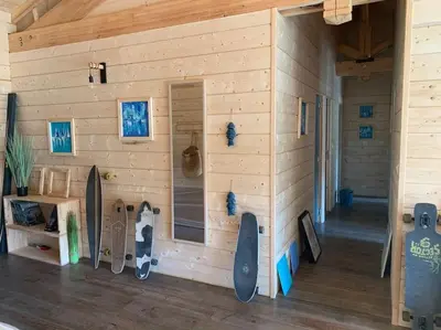 Animal ou animaux domestique(s) séjournant avec des clients dans l'établissement Casa Lenha, Maison en bois avec 1 petit bassin