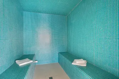 Salle de bains dans l'établissement Résidence Goélia Les Balcons des Pêcheurs