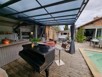 Terrasse ou espace extérieur de l'établissement Le petit Pelanne