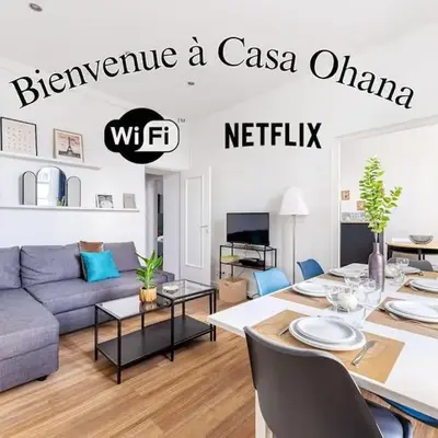 Appartement cosy tout équipé