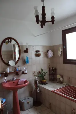 Salle de bains dans l'établissement Maison de famille