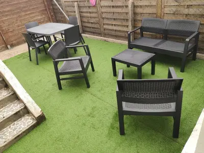 Terrasse ou espace extérieur de l'établissement T2 très bien situé avec parking privé