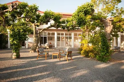 Jardin de l'établissement Charmant studio indépendant Saubusse