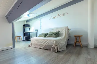 Un ou plusieurs lits dans un hébergement de l'établissement Maison Kabâna - Welkeys