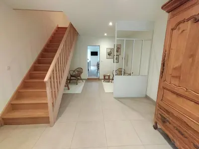 Plan de l'établissement chambres d'hôtes numéro 2 Le Bedat côté jardin