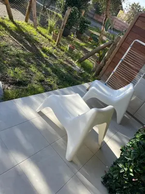 Jardin de l'établissement Appartement rez-de-chaussée