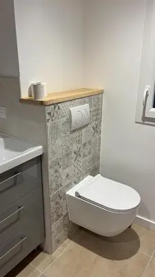 Salle de bains dans l'établissement Appartement rez-de-chaussée