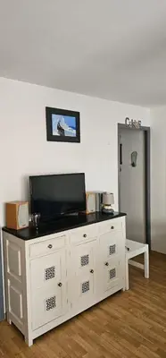 Cuisine ou kitchenette dans l'établissement Villa Maëlyssia - Les villas du lac