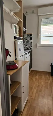 Cuisine ou kitchenette dans l'établissement Villa Maëlyssia - Les villas du lac