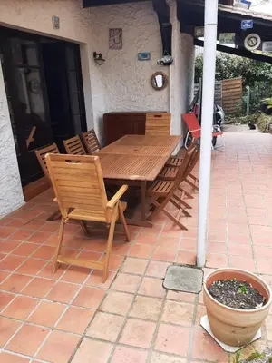 Terrasse ou espace extérieur de l'établissement Agréable maison au Pyla sur mer 6 personnes