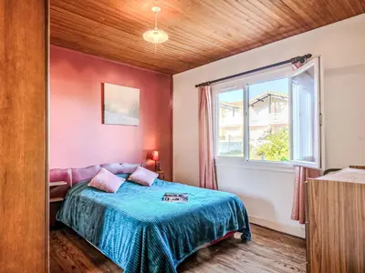 Un ou plusieurs lits dans un hébergement de l'établissement Holiday Home Trait d'Union by Interhome