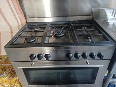 Cuisine ou kitchenette dans l'établissement Maison familiale avec jardin à Lahosse, 110 m²