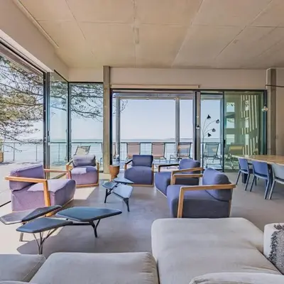 Villa Mer avec vue sur le bassin