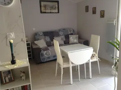 Coin salon dans l'établissement Charming town centre house with garden