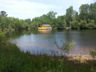 Paysage naturel près de le bateau